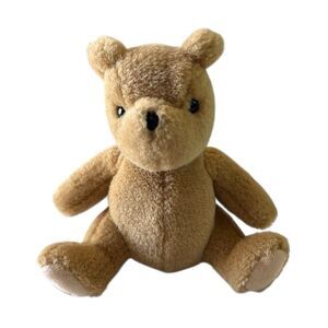 VTG GUND Disney Classic Winnie the Pooh Brown Pooh Bear Toy Plush Stuffed Animal